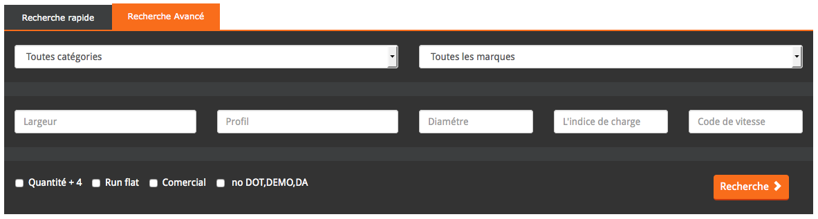Buscador avanzado Cargoma
